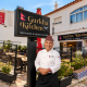 Chef Shreeram Maharjan outside Gurkha Kitchen in Carvoeiro